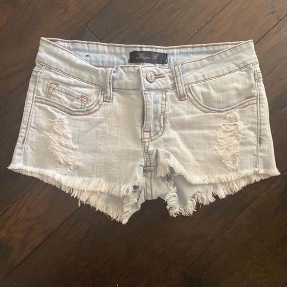 Klique B Denim Shorts - Picture 1 of 2